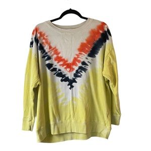 Wildfox tie dye oversized pullover sweater size extra small